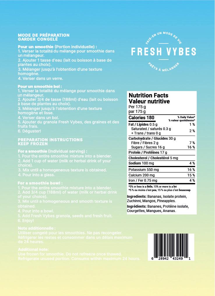 Smoothie bleu -  Fresh Vybes Smoothies